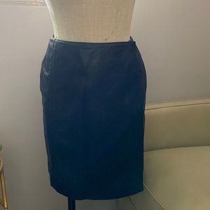 Vintage leather skirt